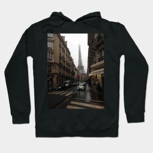 Eiffel Tower in the Fog Hoodie